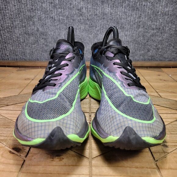 NIKE Shoes Mens 6 Women's 7.5  ZoomX Vaporfly NEXT%‎ 2 Green Running  AO4568-400 - Picture 4 of 12